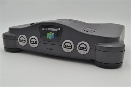 Nintendo 64 - Charcoal Grey - Konsol - SNR NUP10665724 (B Grade) (Genbrug)